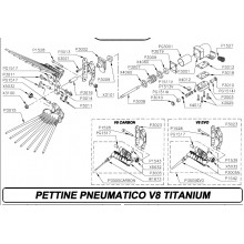 PETTINE V8 EVO LISAM P3005EVO