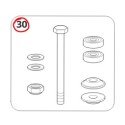 KIT cuscinetti per Pettine Abbacchiatore Zanon Mambo light G206077