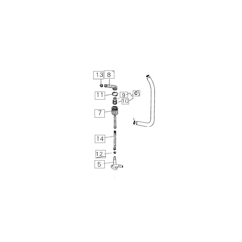 KIT PESCANTE SERBATOIO DECESPUGLIATORE BP35 Shindaiwa