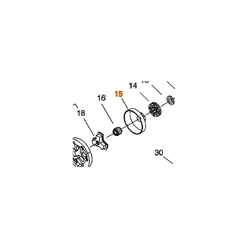 Campana Frizione Motosega 600 Shindaiwa