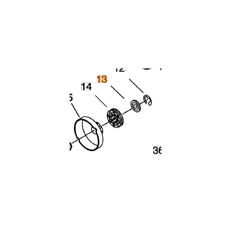 Rondella Circolare Campana Frizione  Motosega 600 Shindaiwa