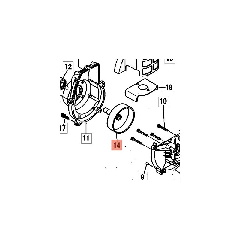 Tamburo Frizione Completa Decespugliatore BP35 shindaiwa