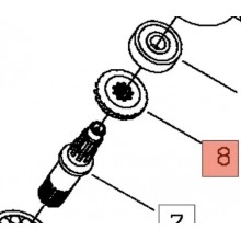 INGRANAGGIO CONICO COPPIA CONICA BP35 SHINDAIWA