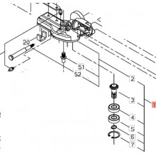 Scatola ingranaggi kit per Tosasiepi ad asta AH230/AH230s Shindaiwa